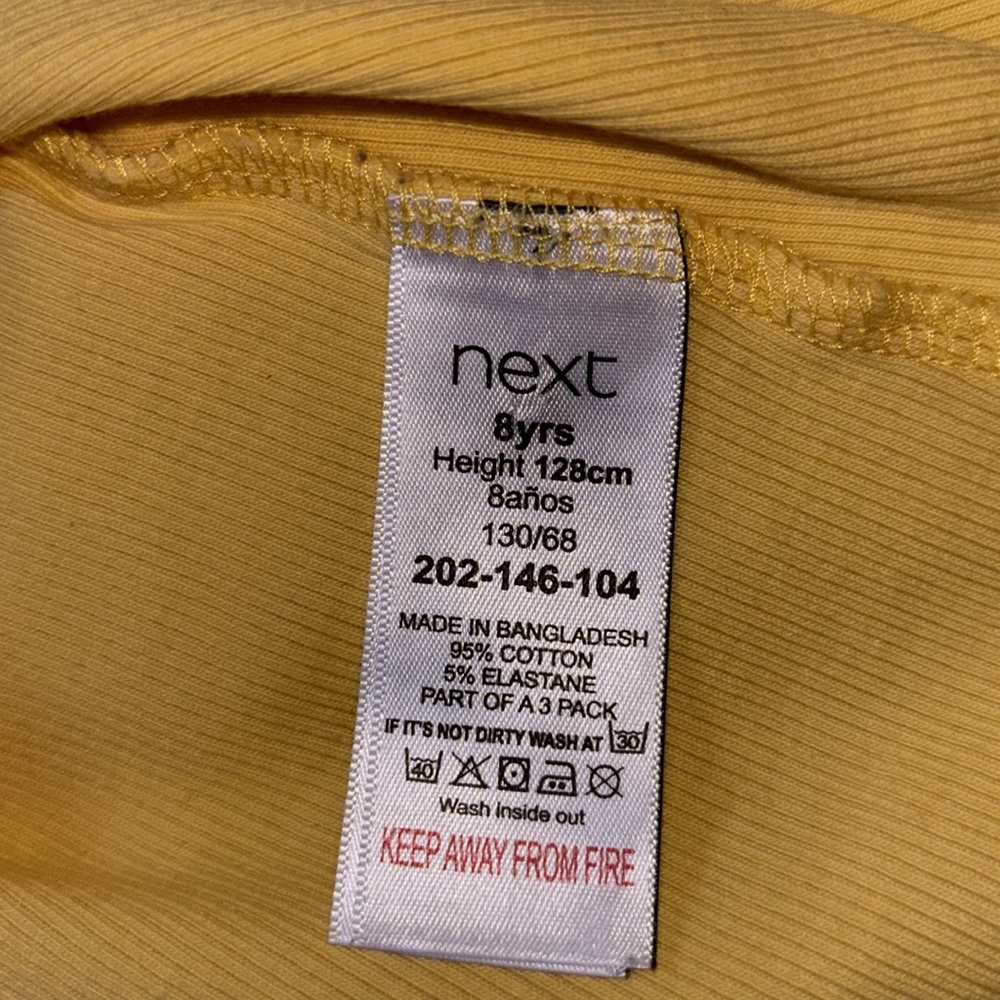 Next High Neck Yellow Tank Top(Vests), Size Small - Picture 10 of 15